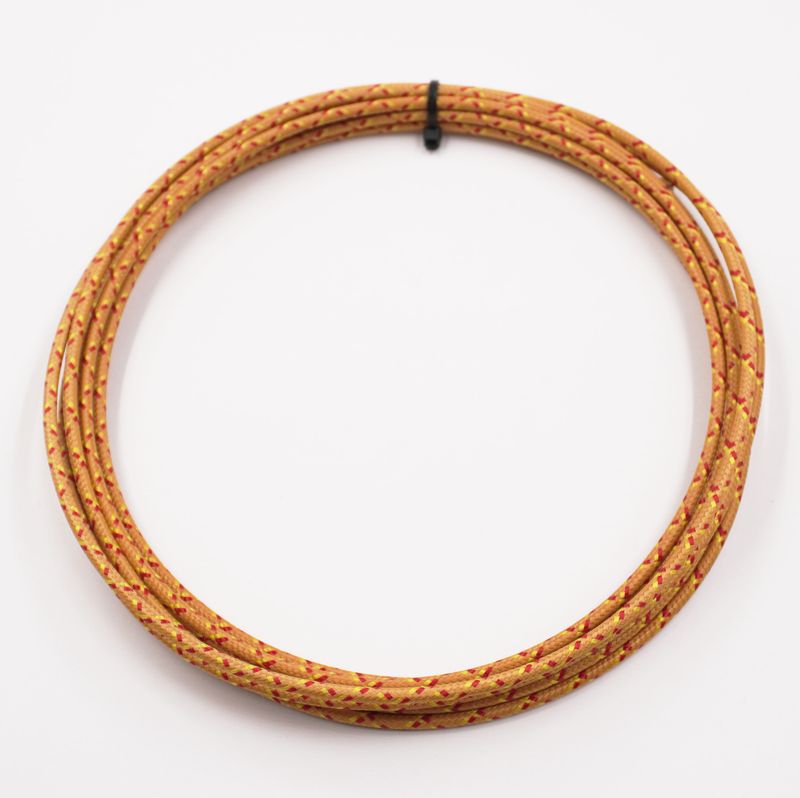 Pure Heritage  - 16 Gauge Wire - Marigold Braid w/ Yellow &amp; Red Tracer - 10&#39; length