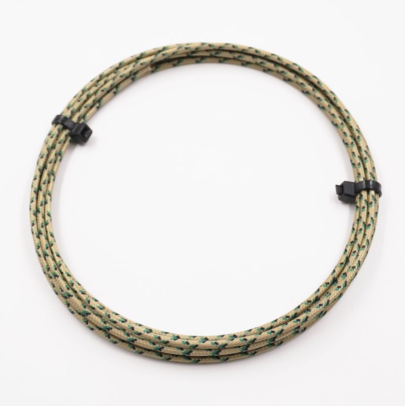 Pure Heritage  - 16 Gauge Wire - Gold Braid w/ Green &amp; Black Tracer - 10&#39; length