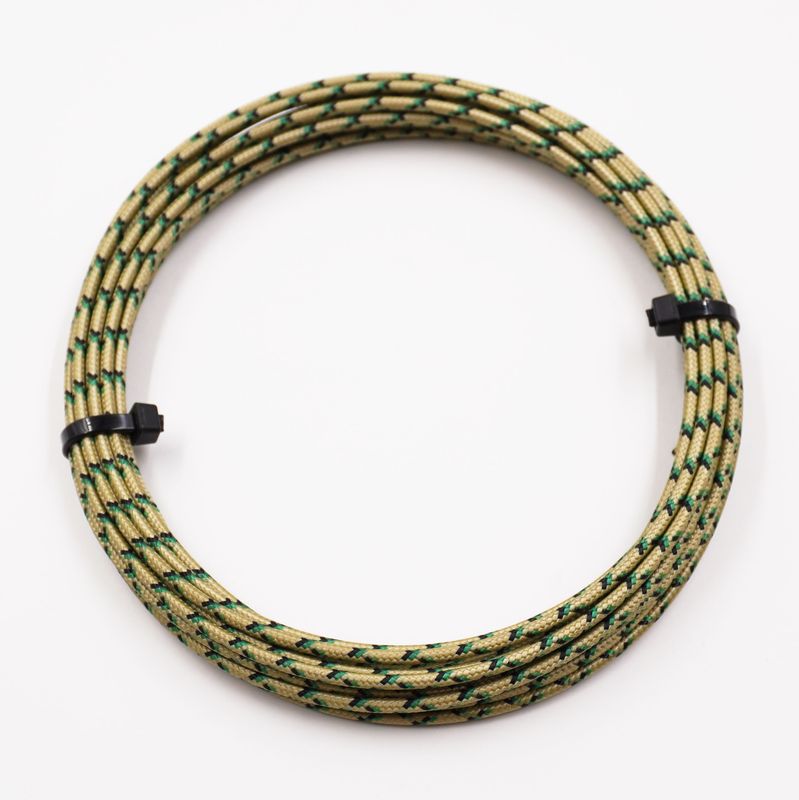 Pure Heritage  - 16 Gauge Wire - Gold Braid w/ Green &amp; Black Tracer - 20&#39; length