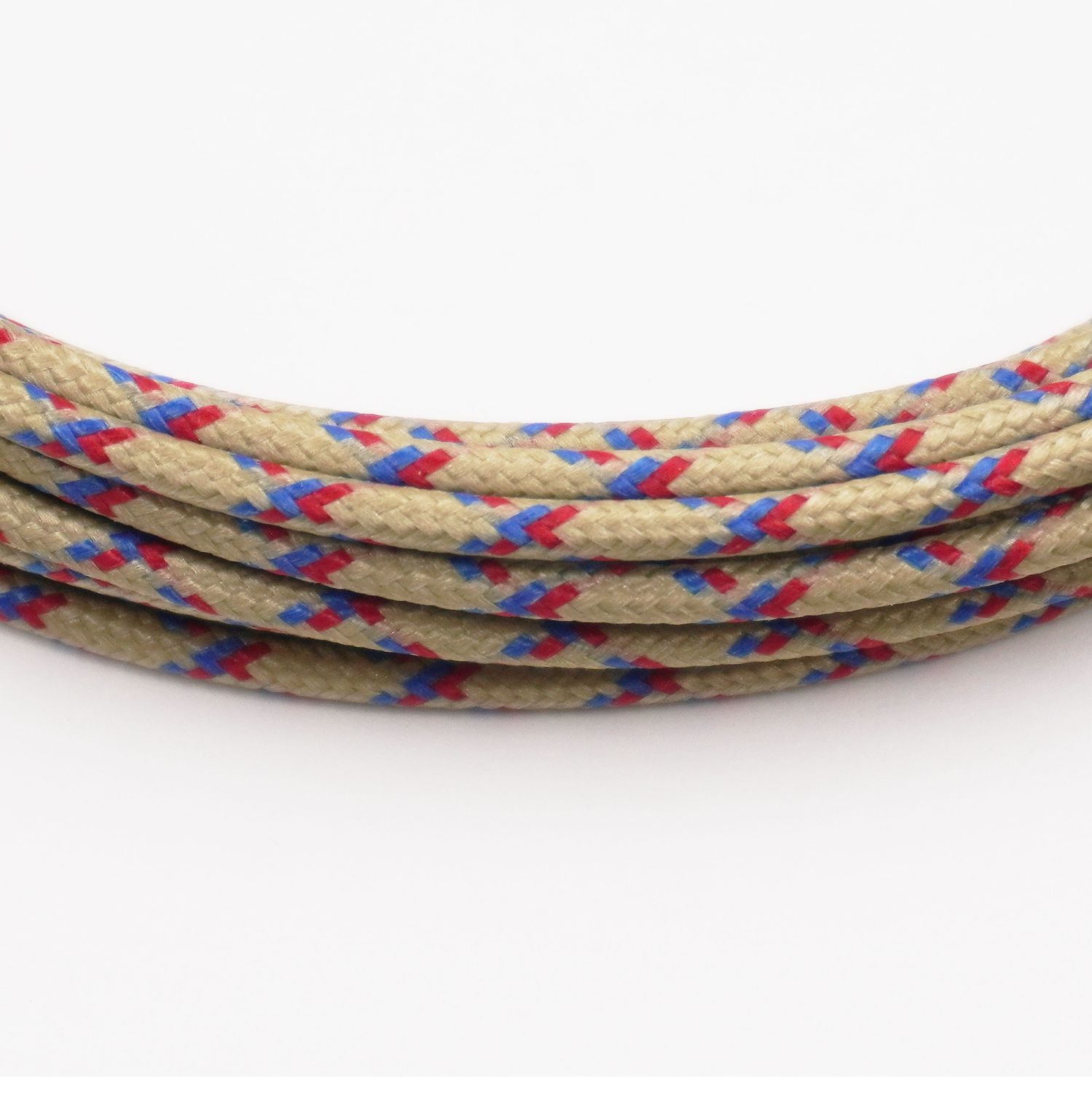 Pure Heritage  - 16 Gauge Wire - Gold Braid w/ Blue &amp; Red Tracer - per foot (25&#39; minimum)
