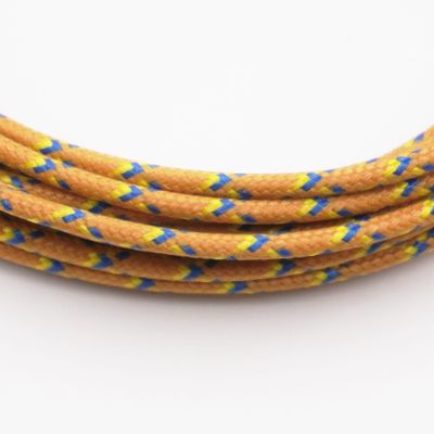 Pure Heritage  - 16 Gauge Wire - Marigold Braid w/ Blue &amp; Yellow Tracer - per foot (25&#39; minimum)