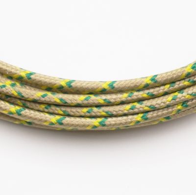 Pure Heritage  - 16 Gauge Wire - Gold Braid w/ Yellow &amp; Green Tracer - per foot (25&#39; minimum)