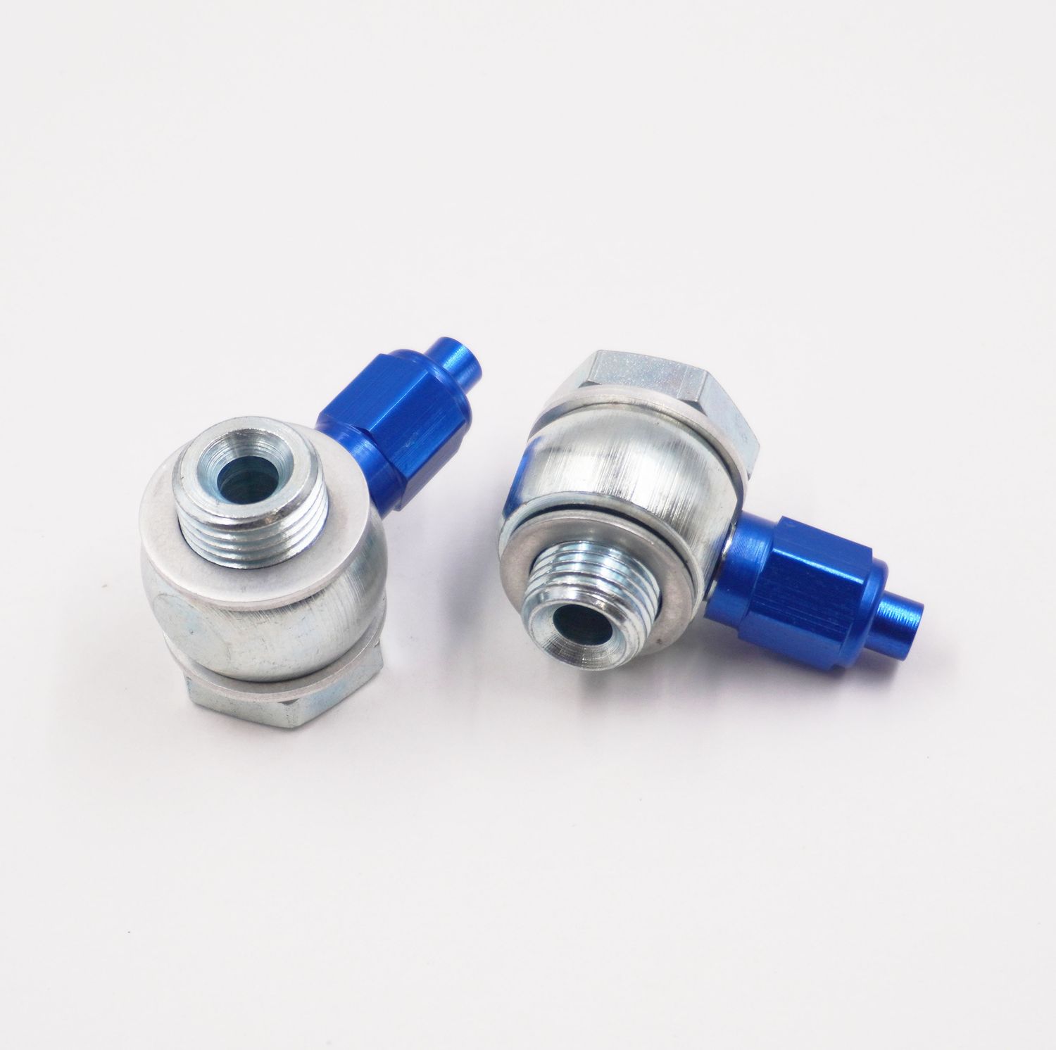 Master Cylinder Banjo Kit: 3/8-24 &amp; 9/16-18 x -3 AN - Steel W/ Aluminum Tube Nuts &amp; Tube Sleeves - 3050