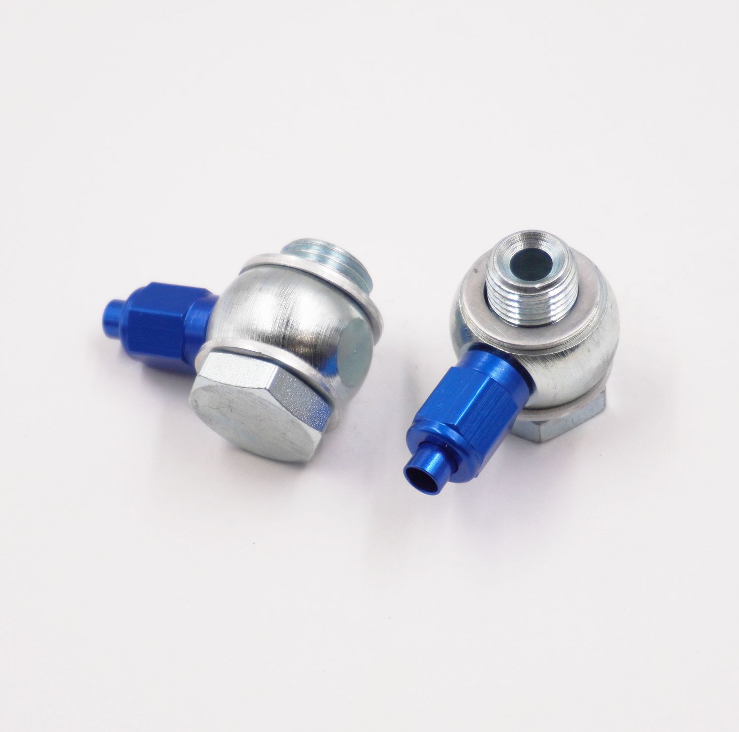 Master Cylinder Banjo Kit: 10MM-1.00 &amp; 12MM-1.00 x -3 AN - Steel W/ Aluminum Tube Nuts &amp; Tube Sleeves -3080