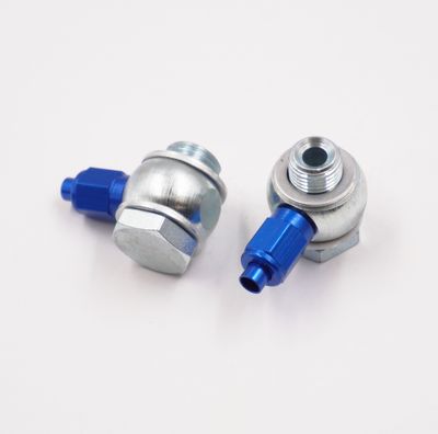 Master Cylinder Banjo Kit: 10MM-1.00 &amp; 12MM-1.00 x -3 AN - Steel W/ Aluminum Tube Nuts &amp; Tube Sleeves -3080