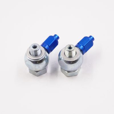 Master Cylinder Banjo Kit: 10MM-1.00 &amp; 10MM-1.00 x -3 AN - Steel W/ Aluminum Tube Nuts &amp; Tube Sleeves -3096