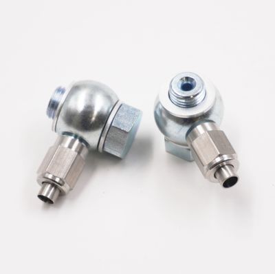 Master Cylinder Banjo Kit: 3/8-24 &amp; 3/8-24 x -3 AN - Steel With Stainless Steel Nuts &amp; Sleeves - 3005J