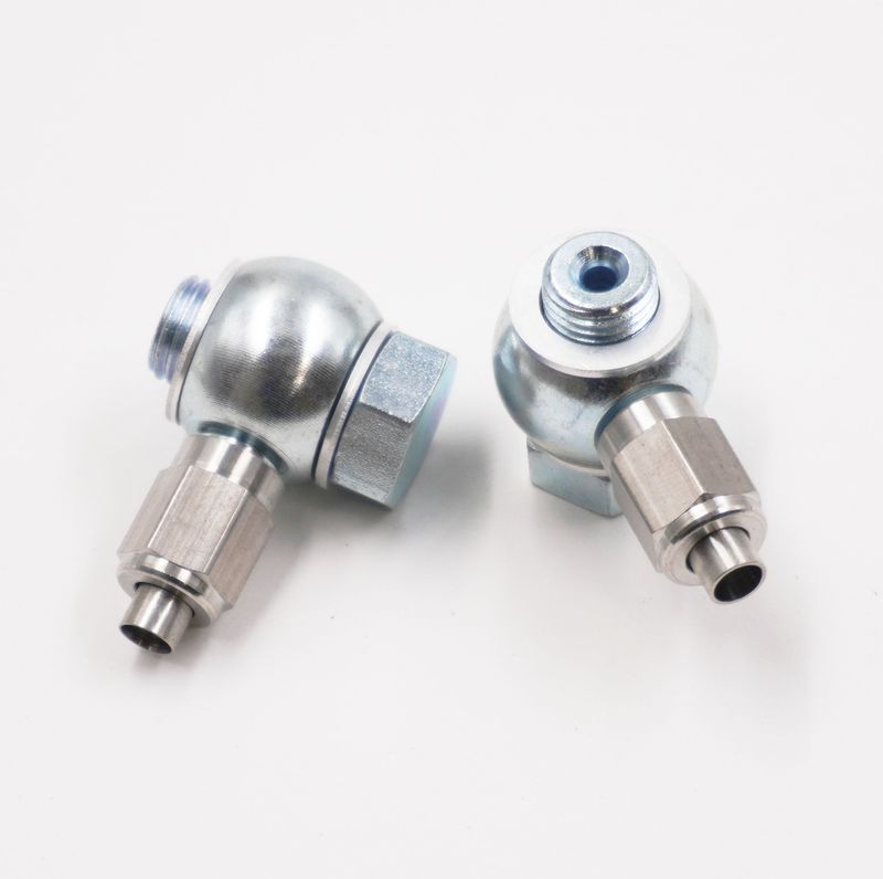 Master Cylinder Banjo Kit: 3/8-24 &amp; 3/8-24 x -3 AN - Steel With Stainless Steel Nuts &amp; Sleeves - 3005J