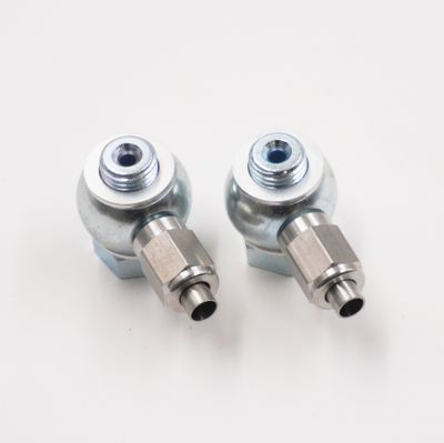 Master Cylinder Banjo Kit: 1/2-20 &amp; 9/16-20 x -3 AN Steel W/ Stainless Tube Nuts &amp; Tube Sleeves- Chrysler -3060J