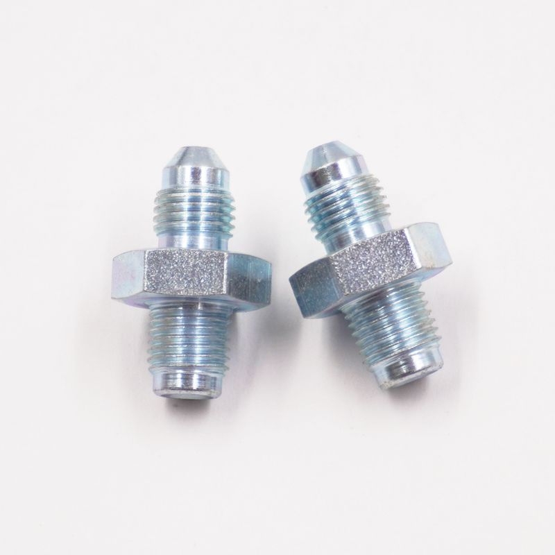 Adapter Kit: 3/8-24 Male Inverted Flare x -3 AN (Steel) - (Pair) - 2000