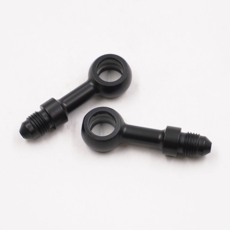 Pure Stealth Brake Banjos: 10MM ID Hole x -3 AN Long (Pair) - X2190L
