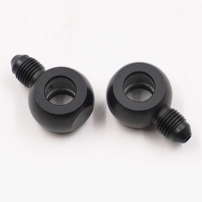 Pure Stealth Brake Banjos: 10MM ID Hole x -3 AN (Pair) - X2190