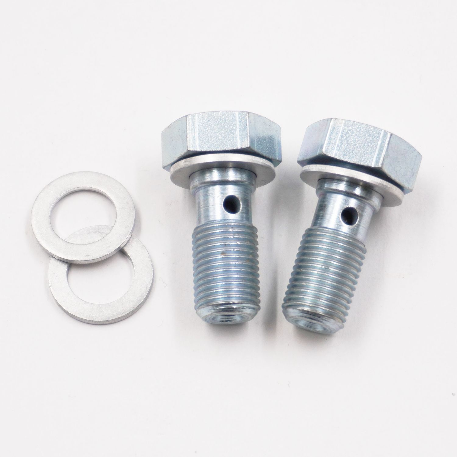 Brake Banjo Bolt Kit: 10MM-1.00 Thread W/ Crush Washers (2 Banjo Bolts &amp; 4 Crush Washers) - 2270