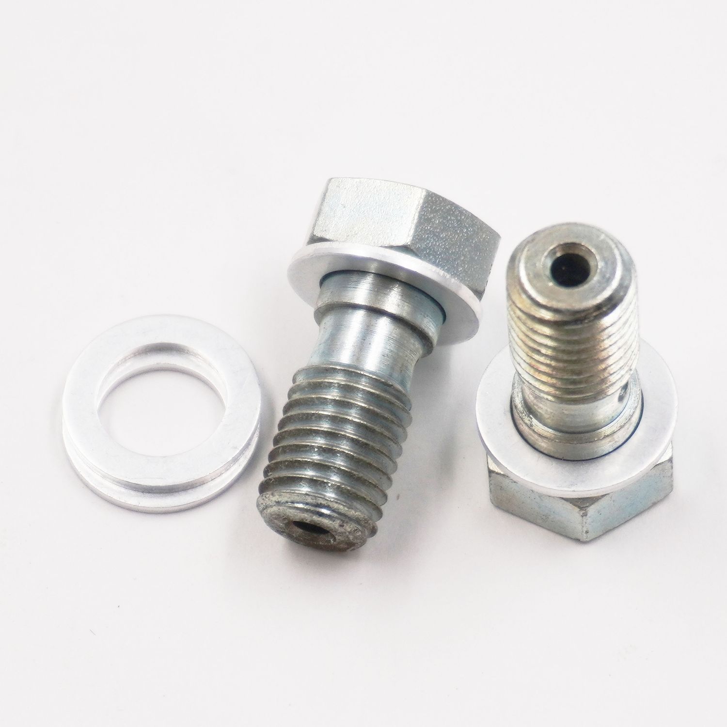 Brake Banjo Bolt Kit: 11MM-1.50 Thread W/ Crush Washers (2 Banjo Bolts &amp; 4 Crush Washers) - 2295