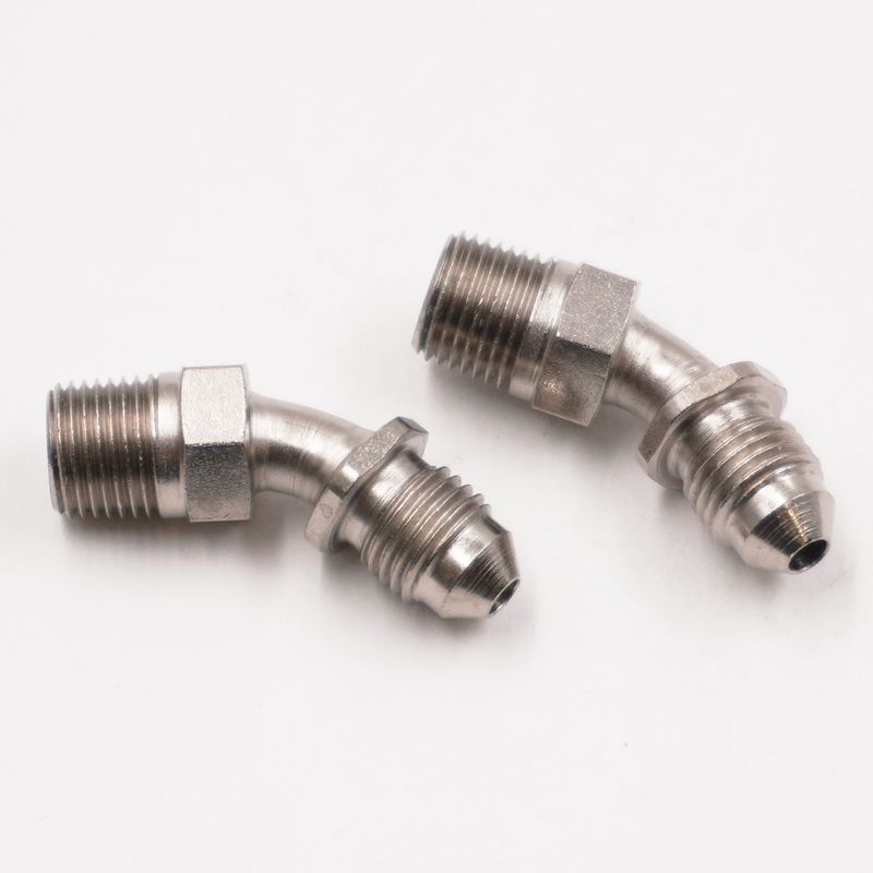 -3AN x 1/8&quot; NPT x 45° (Steel/Pair) - 2370