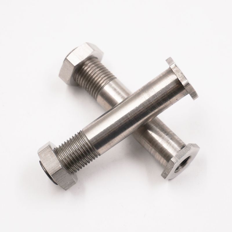 2&quot; To 2 1/2&quot; Stainless Steel Thru-Frame Fttings W/ Nuts - 1/8&quot; NPT In/Out (Pair) - 2390