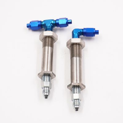 1 1/2&quot; to 2&quot; Stainless Steel Thru-Frame Conversion Kit With -3 AN Aluminum Fittings  - 2410