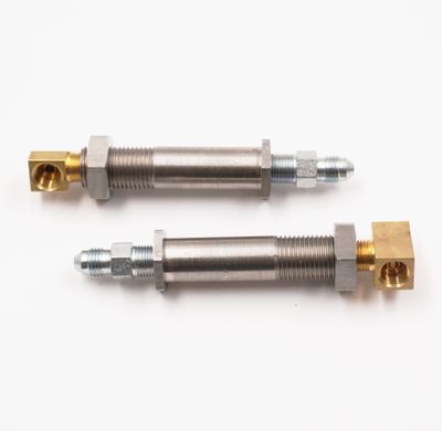 1 1/2" to 2" Stainless Steel Thru-Frame Conversion Kit With Brass 3/16 Female Inverted Flare Fittings - 2440