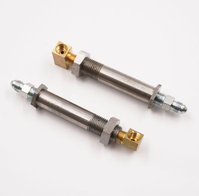 2" to 2 1/2" Stainless Steel Thru-Frame Conversion Kit With Brass 3/16 Female Inverted Flare Fittings - 2450