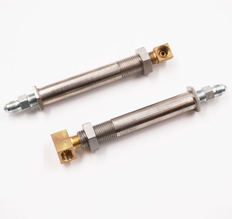 2 1/2&quot; to 3&quot; Stainless Steel Thru-Frame Conversion Kit With Brass 3/16 Female Inverted Flare Fittings - 2460