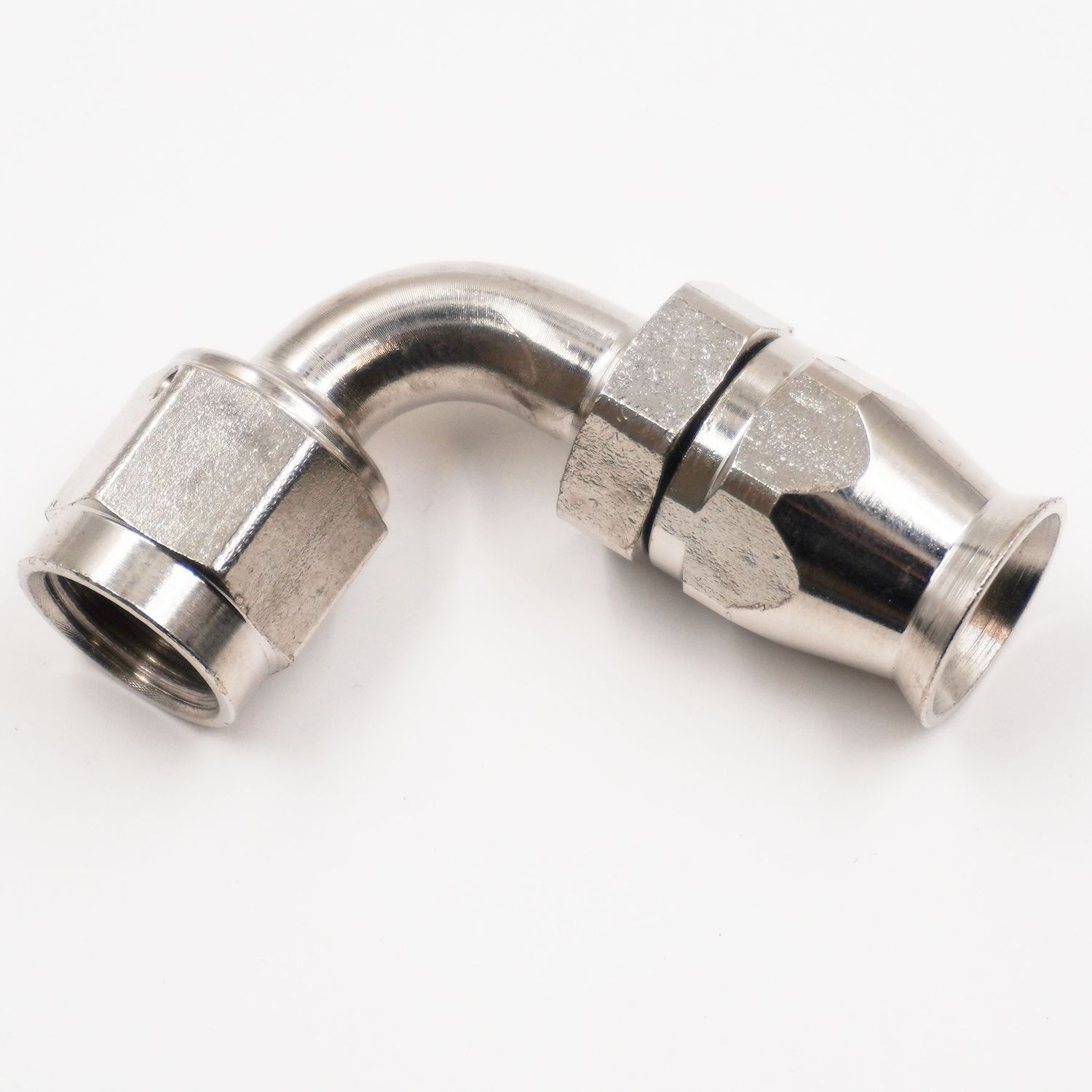 Hose End: -6AN x 90° TFE Reusable (Steel) - 100-9006S