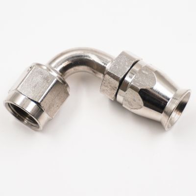Hose End: -6AN x 90° TFE Reusable (Steel) - 100-9006S