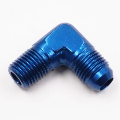 Adapter: 90° -6 X 1/4 NPT (Aluminium) - 822-06D