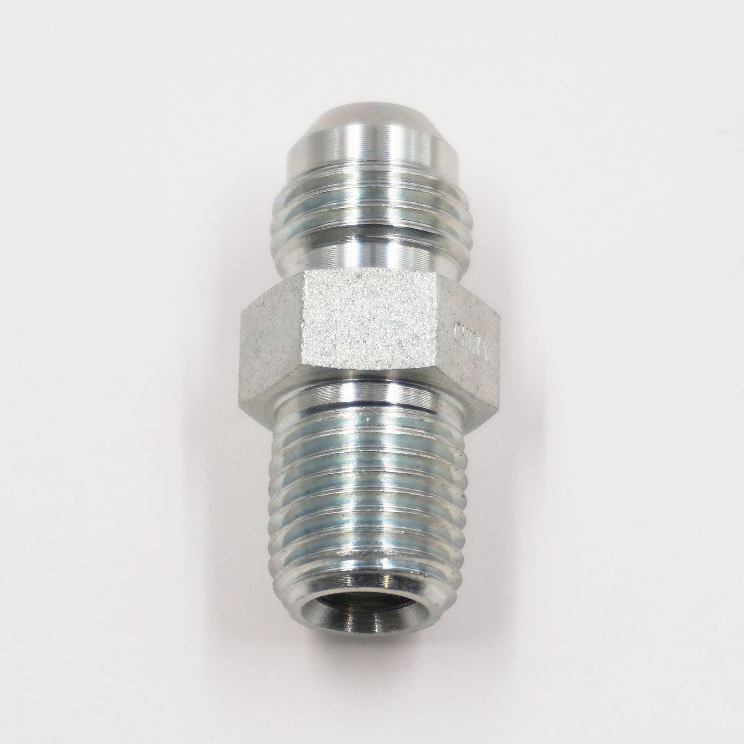 Adapter: -6 AN Male x 1/4&quot; NPT Male Thread (Steel) - 816-06S