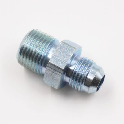 Adapter: Straight: -6 AN x 3/8 NPT - Steel - 816-06-06S