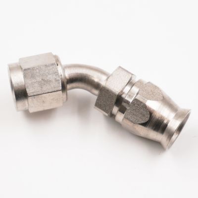 Steel Reuseable Hose End Fittings For PTFE Teflon Hose