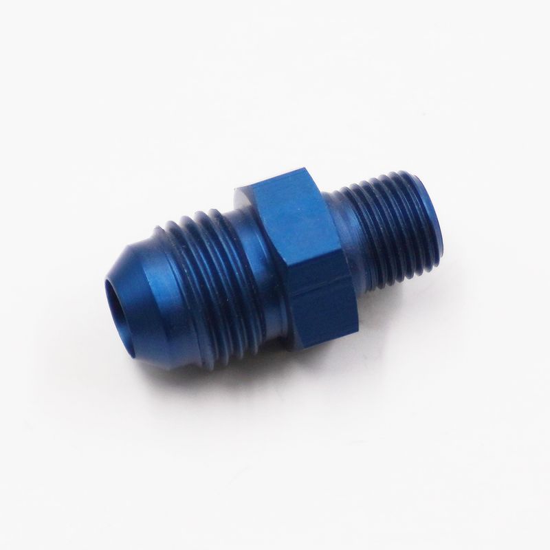 Adapter Straight: -6 AN x 1/8 NPT (Aluminum) - 816-06-02D
