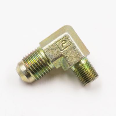 -6AN Male to 1/8&quot; NPT Male x 90° (Steel) - 822-06-02S