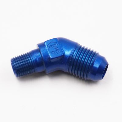 -6AN x 1/8" x 45° (Aluminum) - 823-06-02D