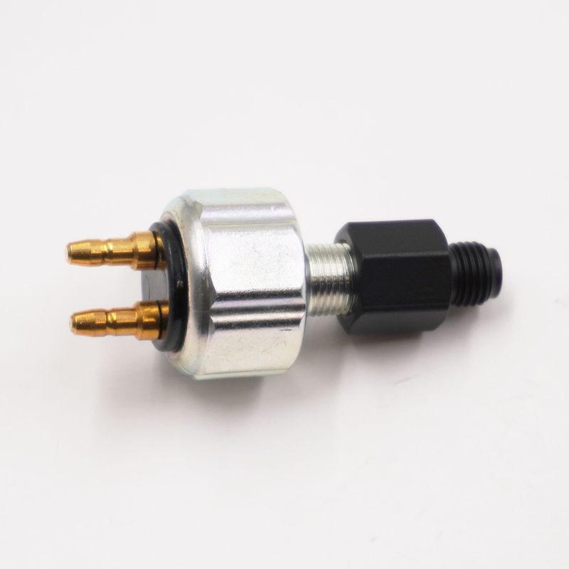 Pure Stealth Low Pressure Brake Switch W/ 1/8&quot; NPT Female x -3/8&quot;-24 Male Inverted Flare Adapter - X1040