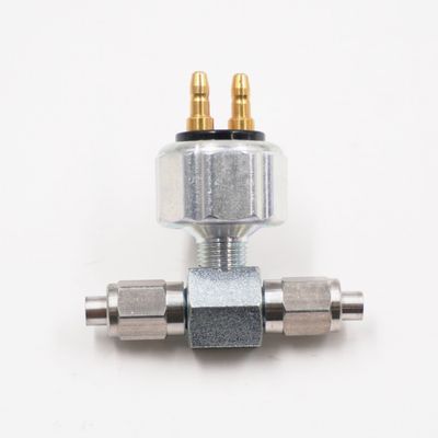 Low Pressure Brake Light Switch With -3AN Tee - (Stainless Tube Nuts &amp; Sleeves) - 1020J