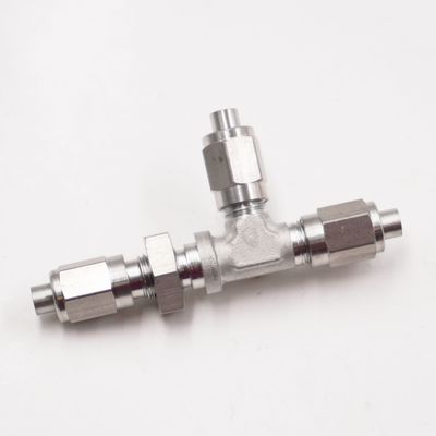 -3 Bulkhead Run Tee Assembly - Stainless Steel  - 2470J