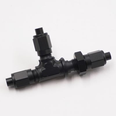Pure Stealth -3 Bulkhead Run Tee Assembly - Aluminum  - X2470