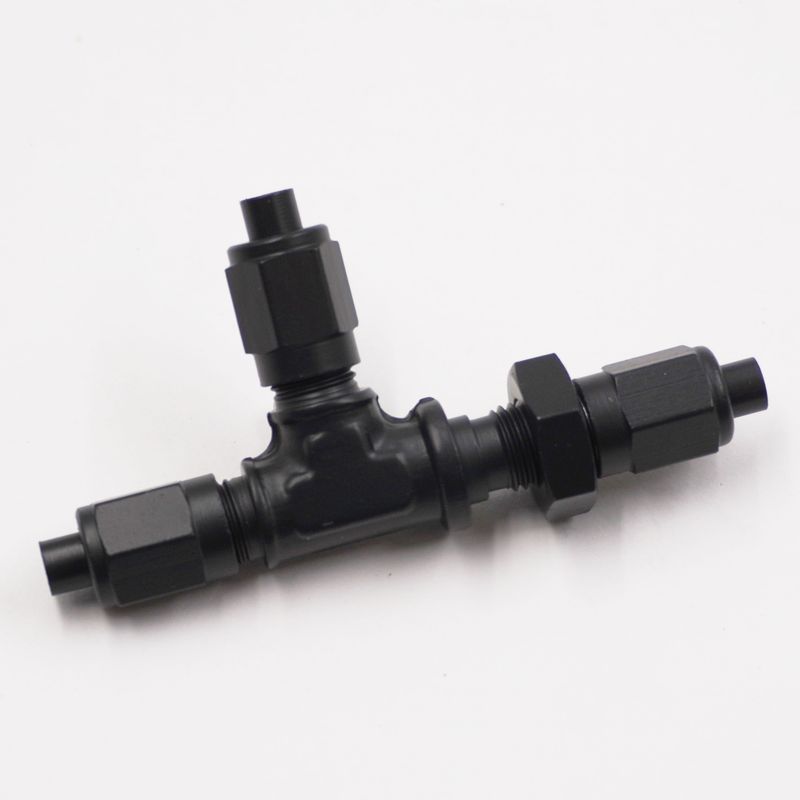 Pure Stealth -3 Bulkhead Run Tee Assembly - Aluminum  - X2470