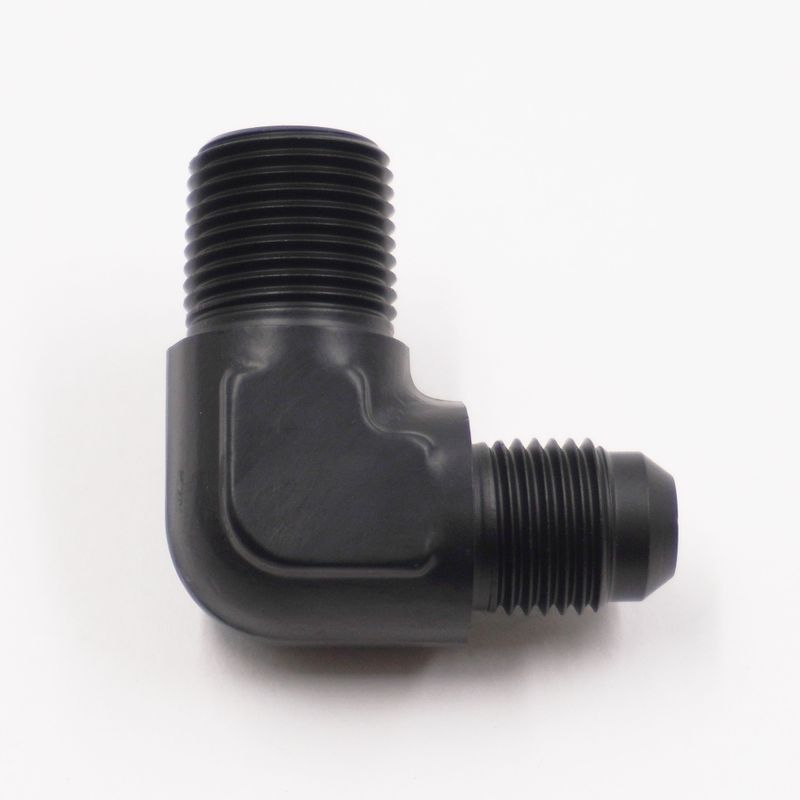 Pure Stealth Adapter: -6AN x  3/8&quot; x 90° (Aluminum) - X822-06-06D