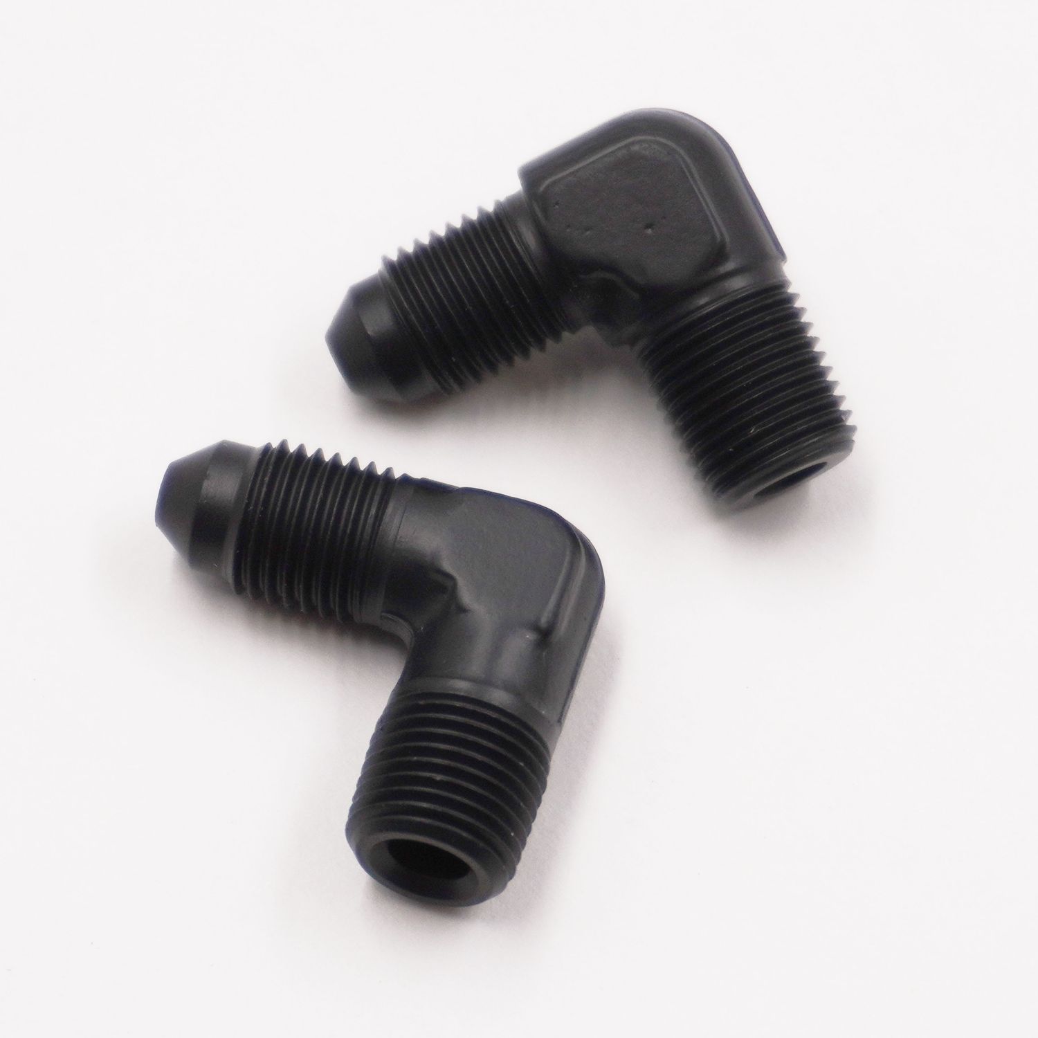 Pure Stealth- 3AN x 1/8&quot; NPT x 90° (Aluminum/Pair) -X 2360D