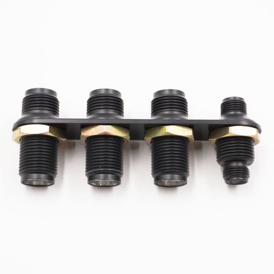 Pure Stealth Streamline 4-Way Inline Bulkhead #6-#10 - X386600-MBA