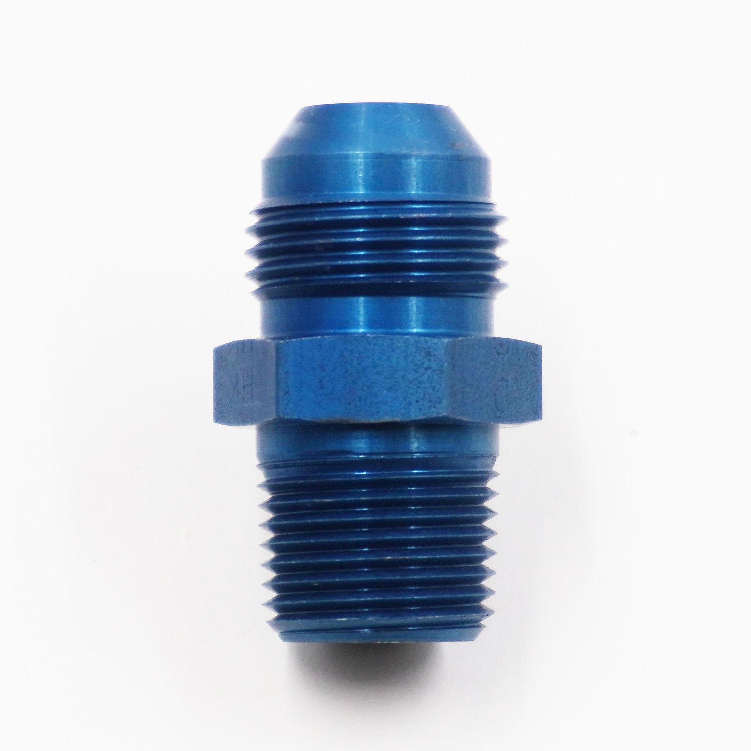 Straight: Adapter -8 AN x 3/8 NPT (Aluminum) - 816-08D