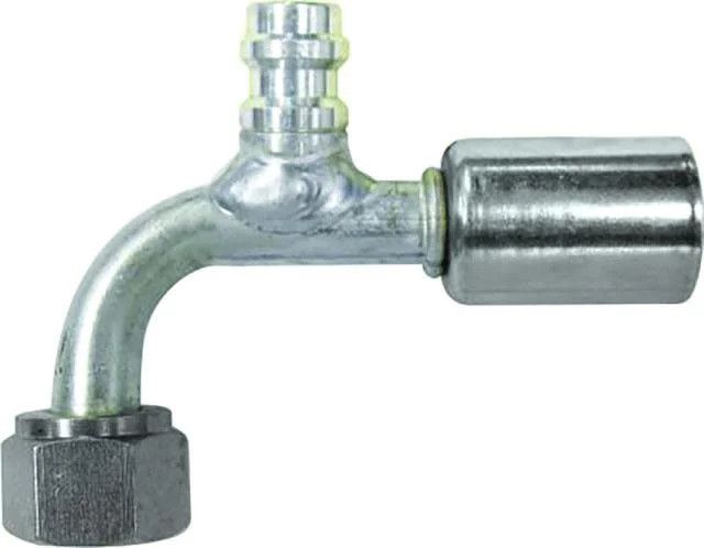 #6 Reduced Barrier Beadlock Fitting - 90° w/ Service Port - 355310