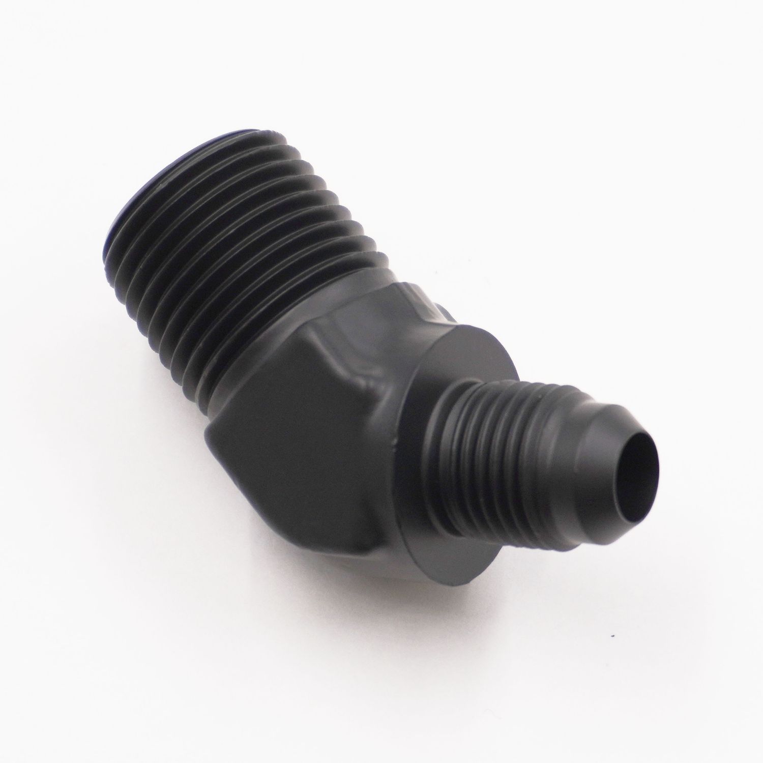 Pure Stealth Adapter: -6AN x 1/2&quot; NPT x 45° (Aluminum) - X823-06-08D