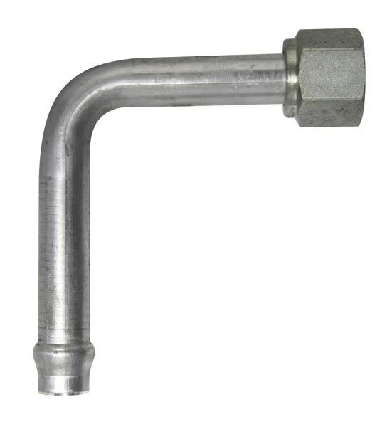 #10 O-ring x 5/8” Heater Hose Barb Adapter Fitting (Extended 90 Degree) - 121019