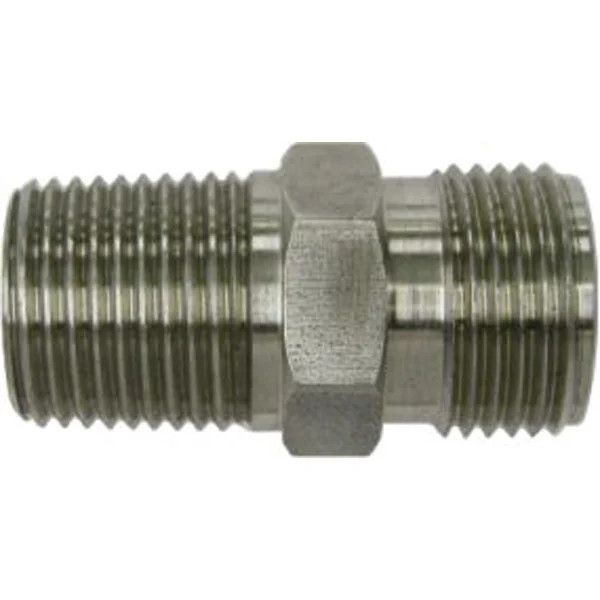 Adapter: #10 Male O-Ring x 1/2&quot; NPT Male Adapter Fitting  (Stainless Steel)  - 36033-MPA