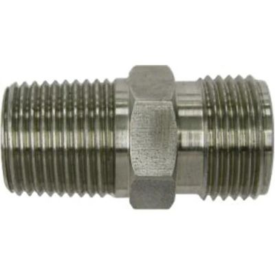 Adapter: #10 Male O-Ring x 1/2&quot; NPT Male Adapter Fitting  (Stainless Steel)  - 36033-MPA
