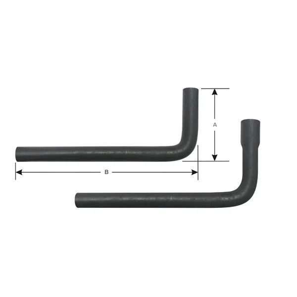 Molded Heater Hose 90° 5/8&quot; x 6&quot; Long  - 099000