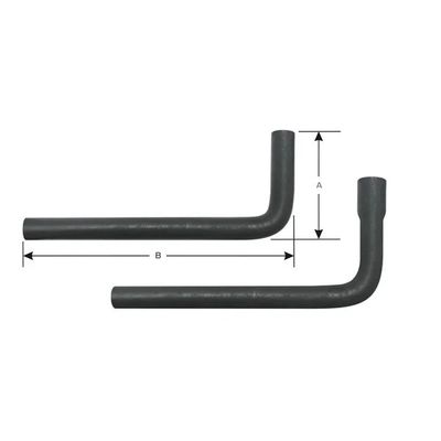 Molded Heater Hose 90° 5/8&quot; x 6&quot; Long  - 099000