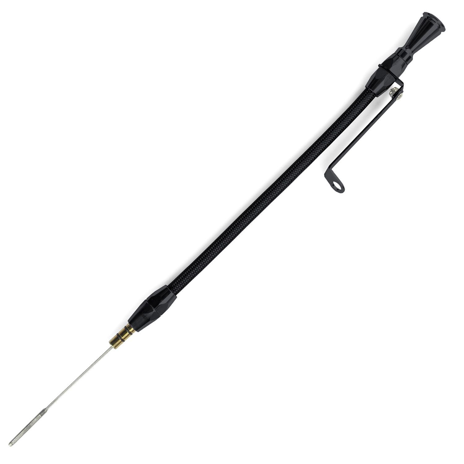 Pure Stealth Lokar Engine Dipstick (Ford 302 Crate Engines Only) - Push into Pan - XXED-5013-